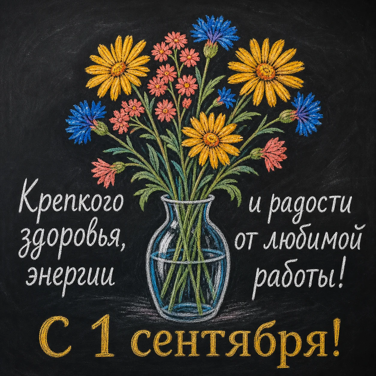 Открытка учителю с 1 сентября